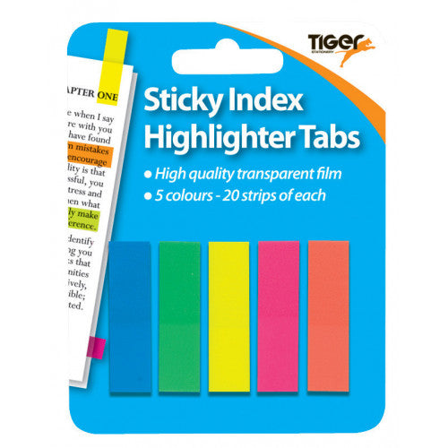 Sticky Index Highlighter Tabs