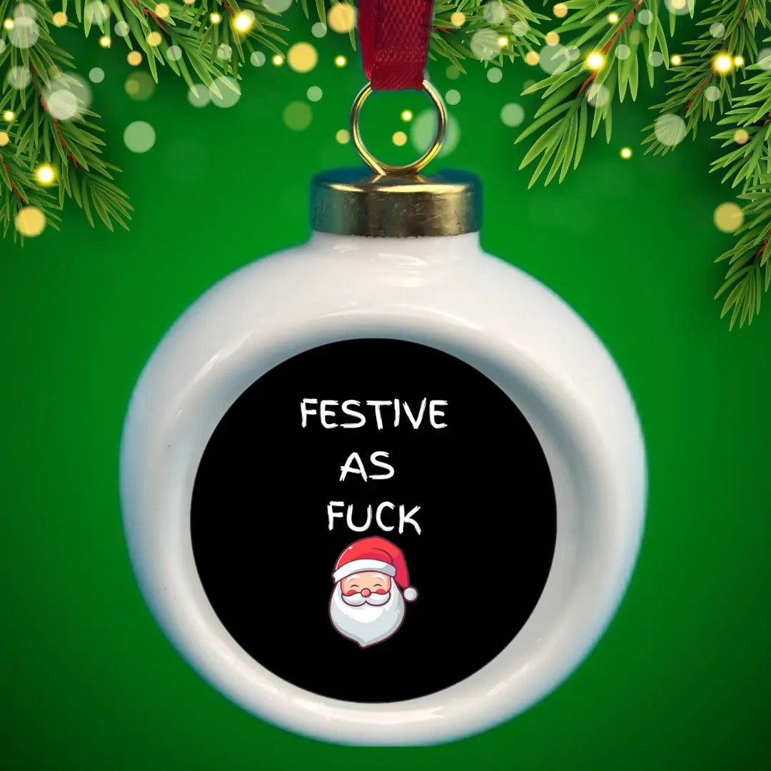 Naughty Christmas Bauble