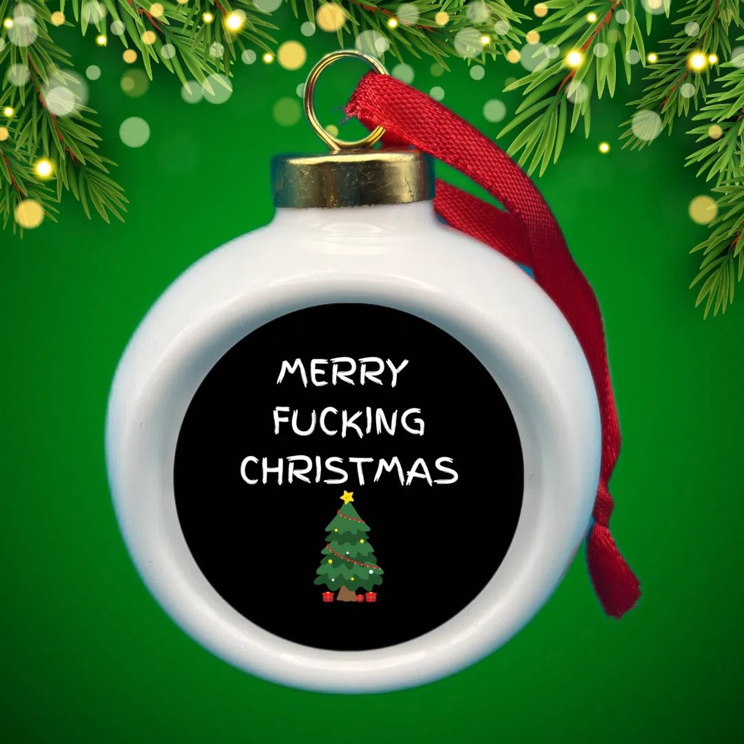 Naughty Christmas Bauble