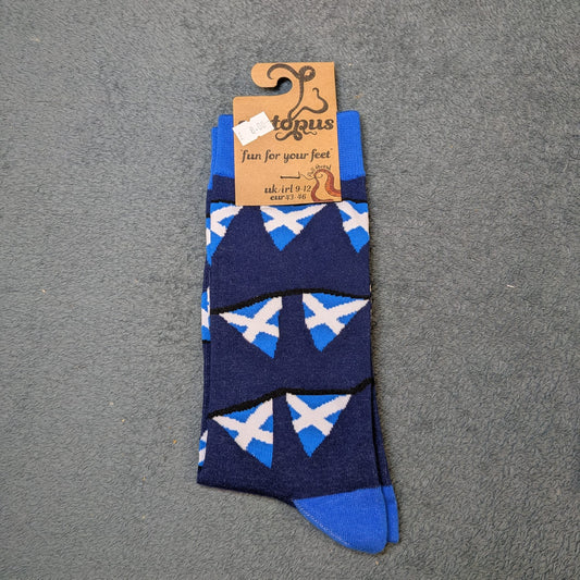 Scottish Bunting Socks by Socktopus