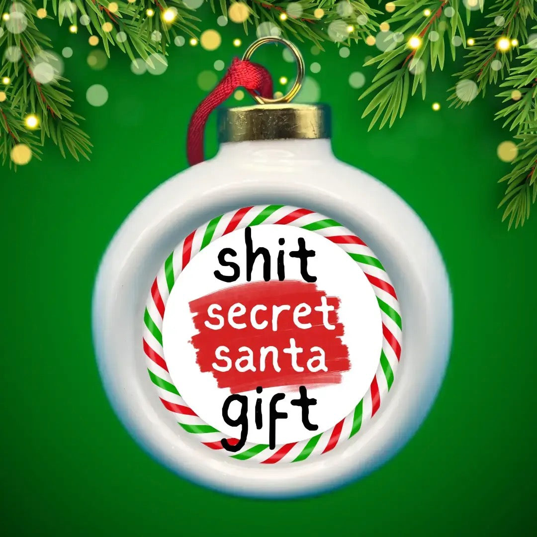 Naughty Christmas Bauble