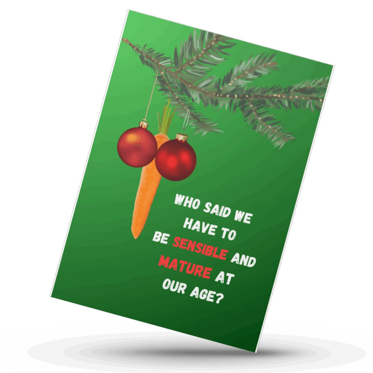 Christmas Card - Sensible & Mature