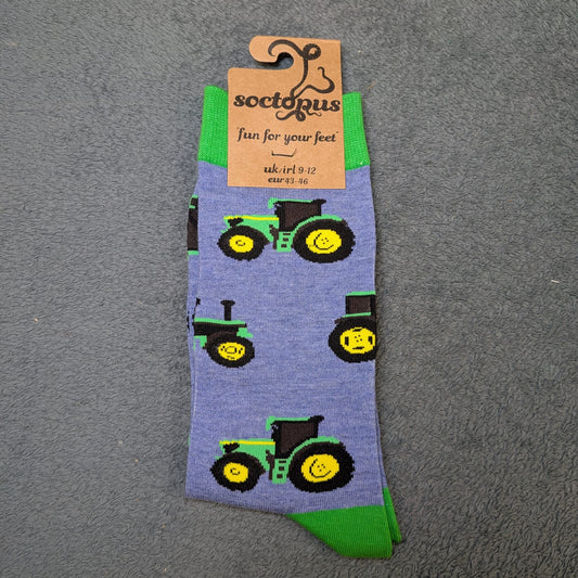 Green Machine Socks by Socktopus